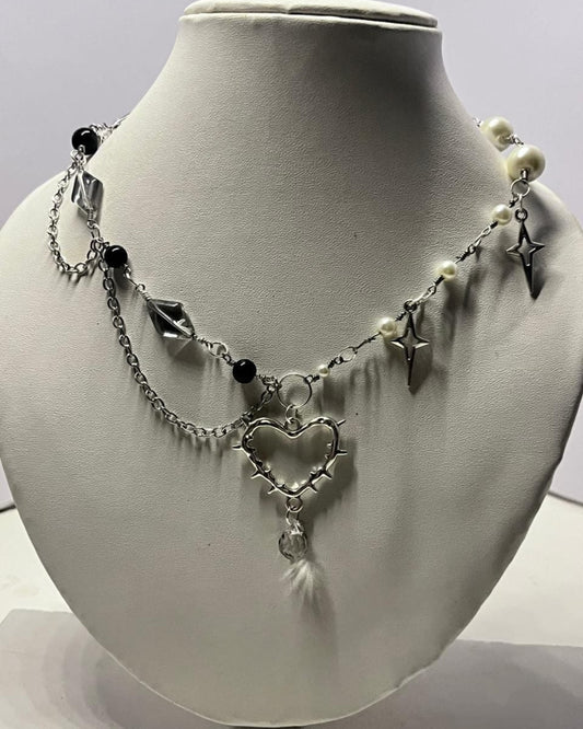 Barbed Dual Colour Necklace