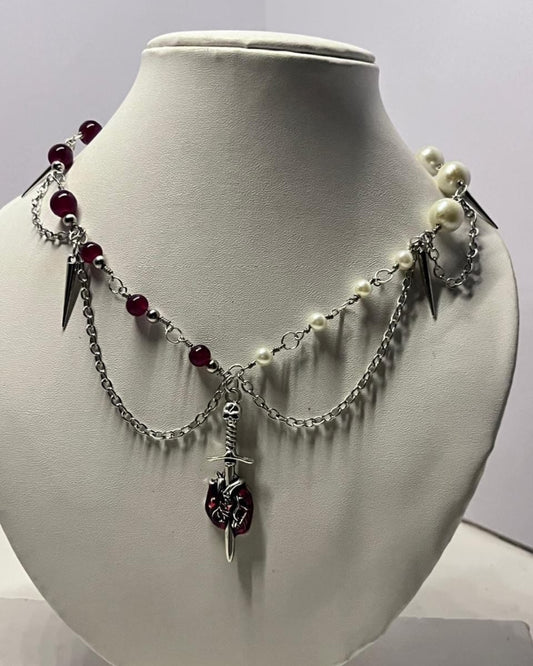Sweetheart's End Dual Coloured Necklace