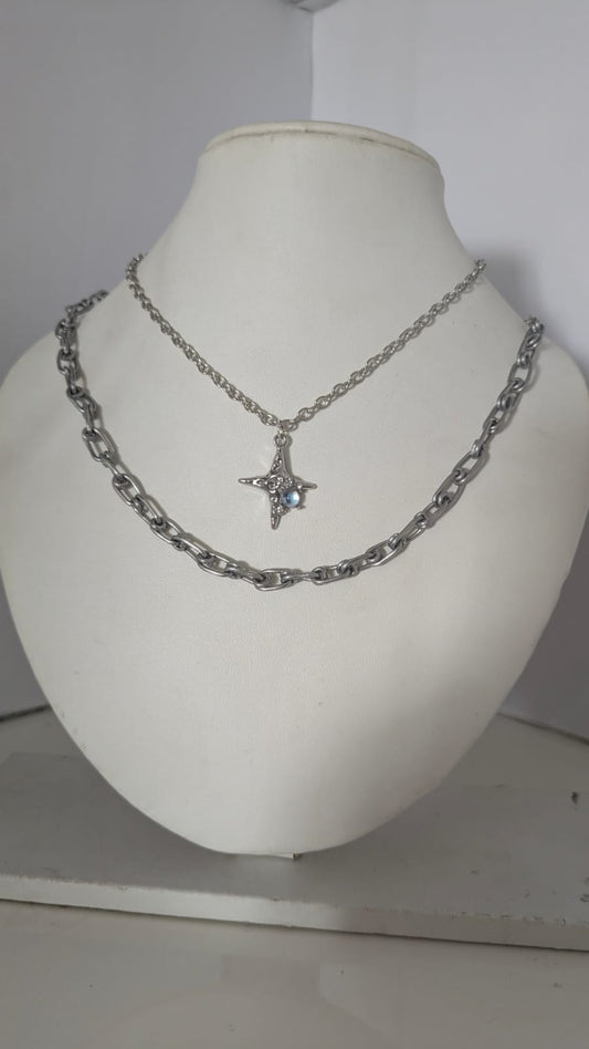 Fallen Star Layered Neckchain