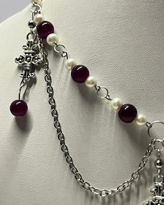 Trinity Triple Charm Necklace
